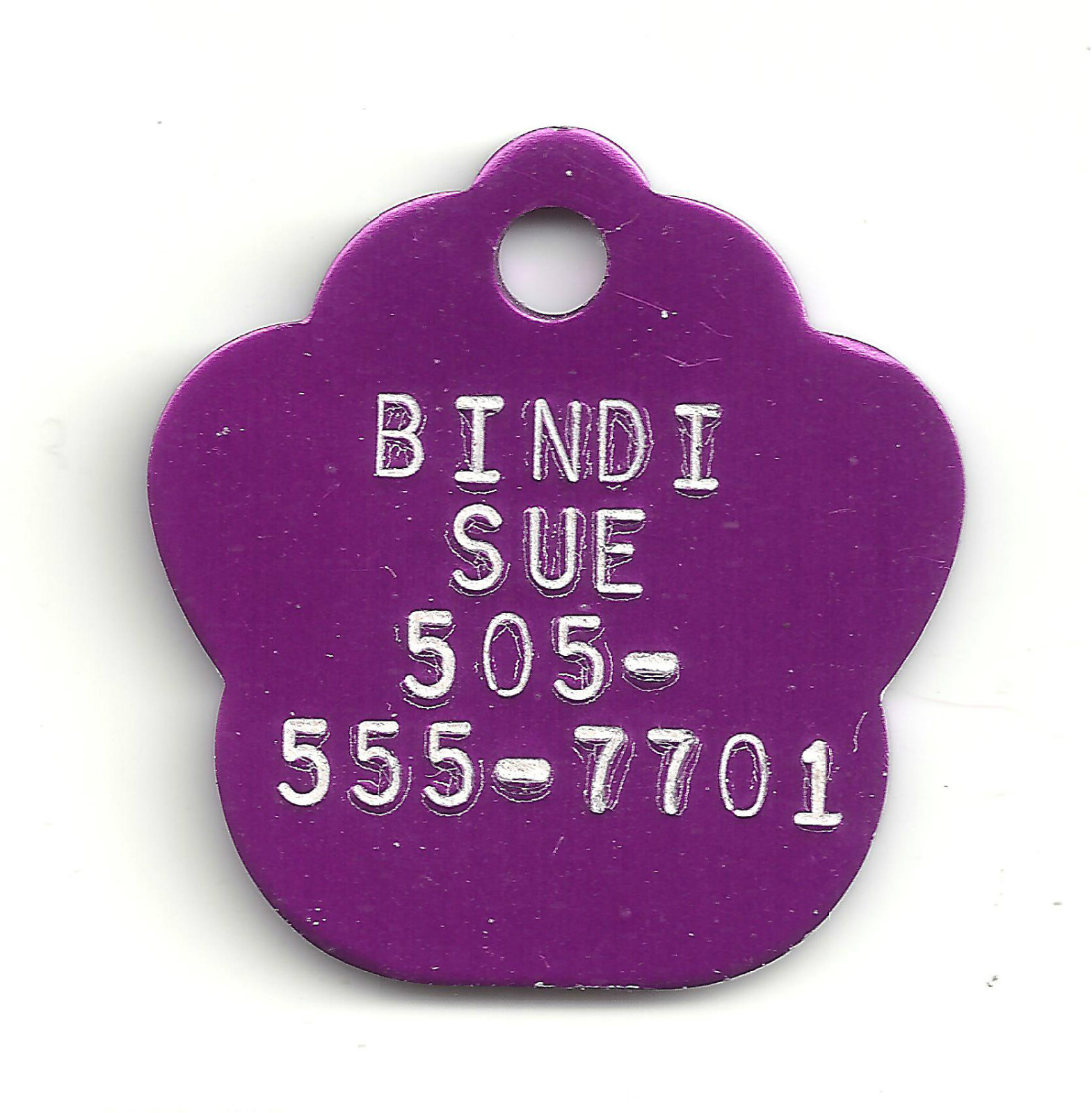 Small Paw Print Kitty Cat Puppy Toes Dog Pet ID Tag