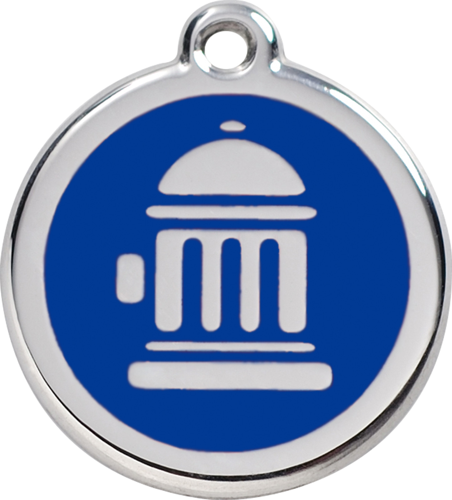 Steel Red Dingo Hydrant ID Dog Tag Black Purple Blue Green Yellow Red Pink