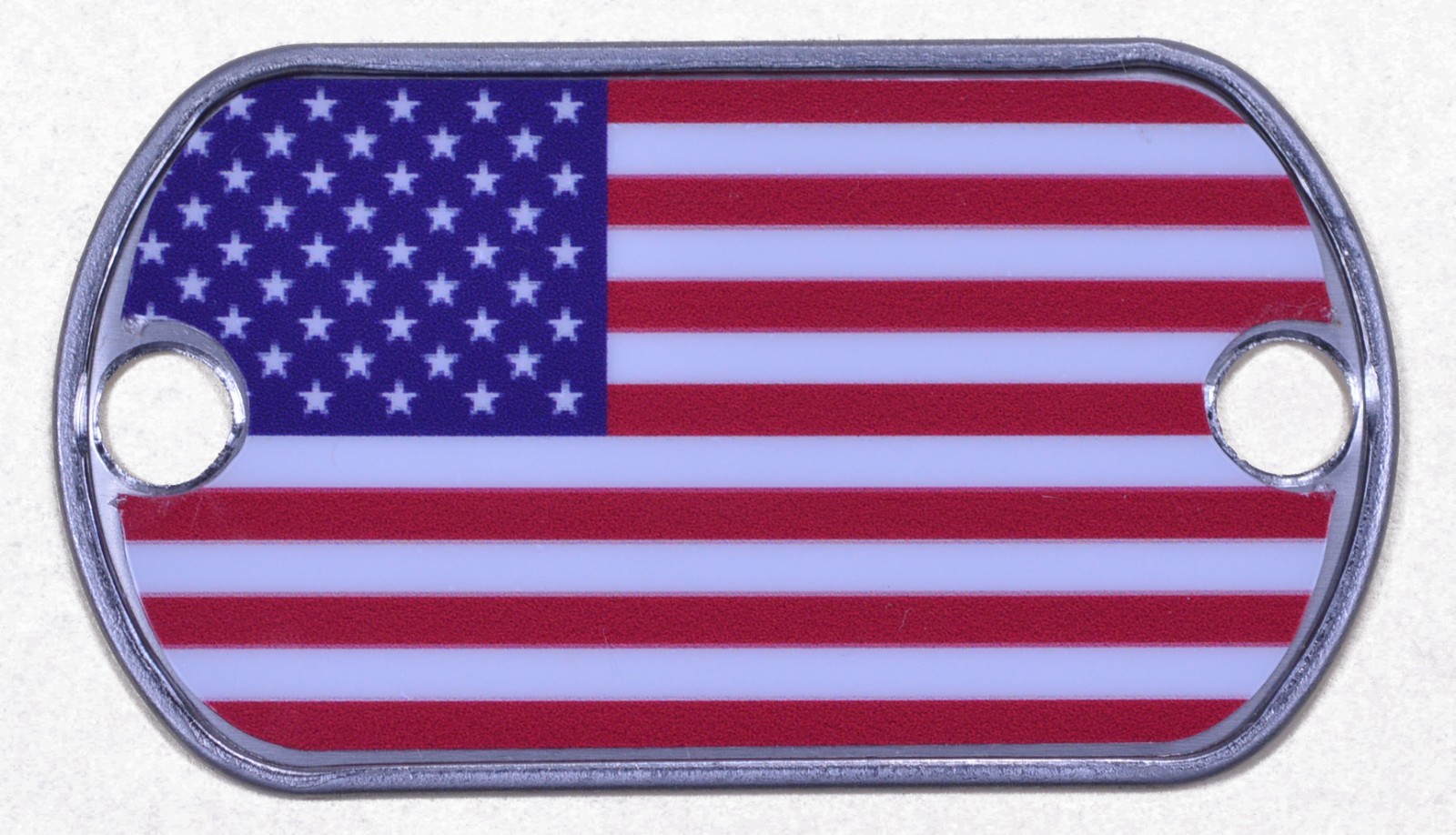 American Flag Vinyl Dog Tag – 3 Sizes – Great for Necklaces and Bracelets