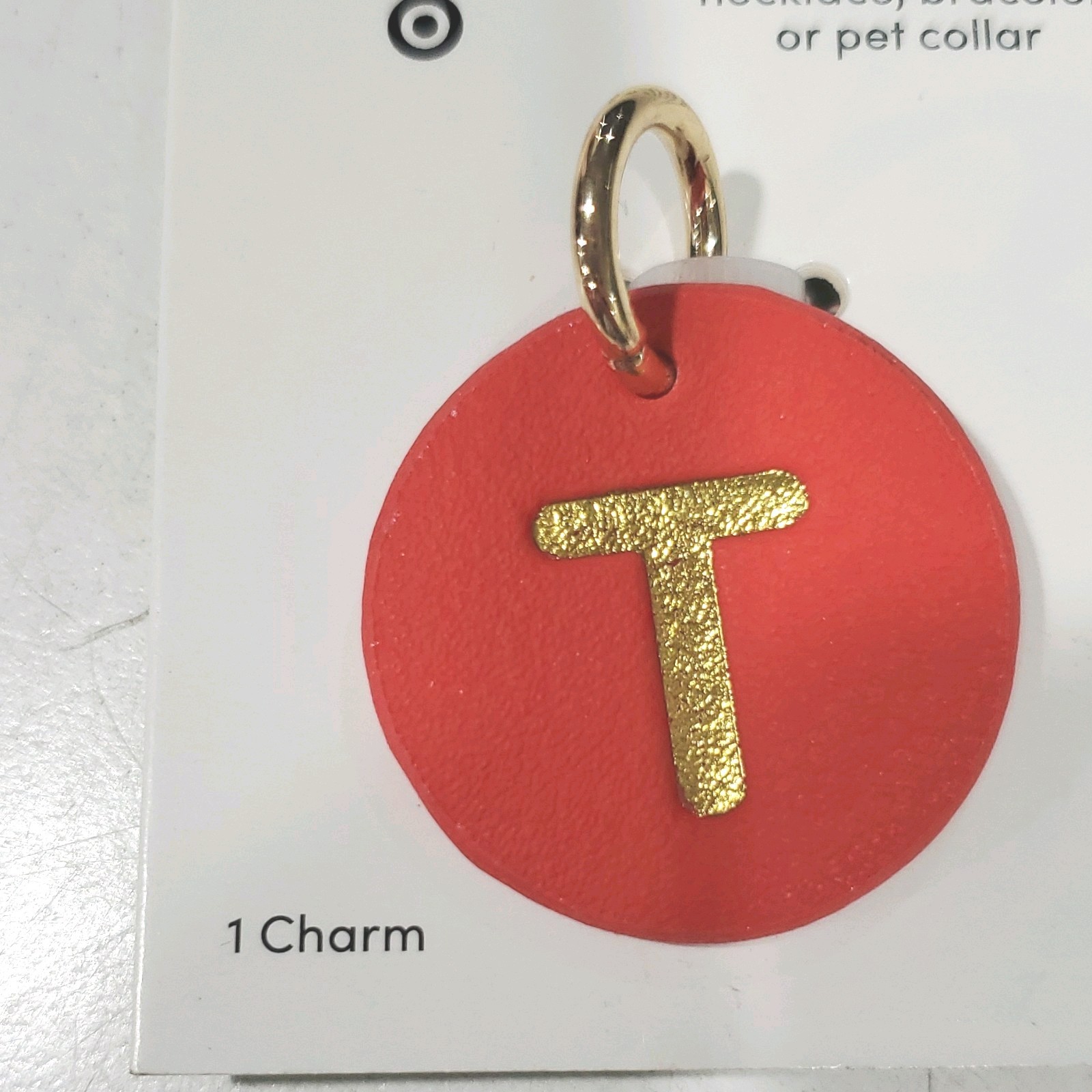the cuddle collab Dog Pet Wear & Share T Charm Red Collar MPN 251 10 7559 New