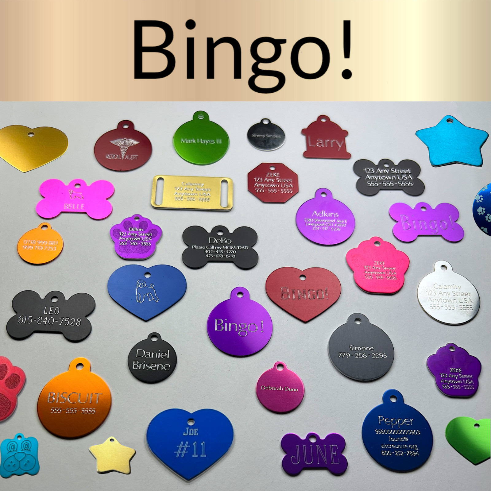 Custom Engraved Dog Tags Personalized Dog Collar Pet Tags Engraved Pet DISCOUNT