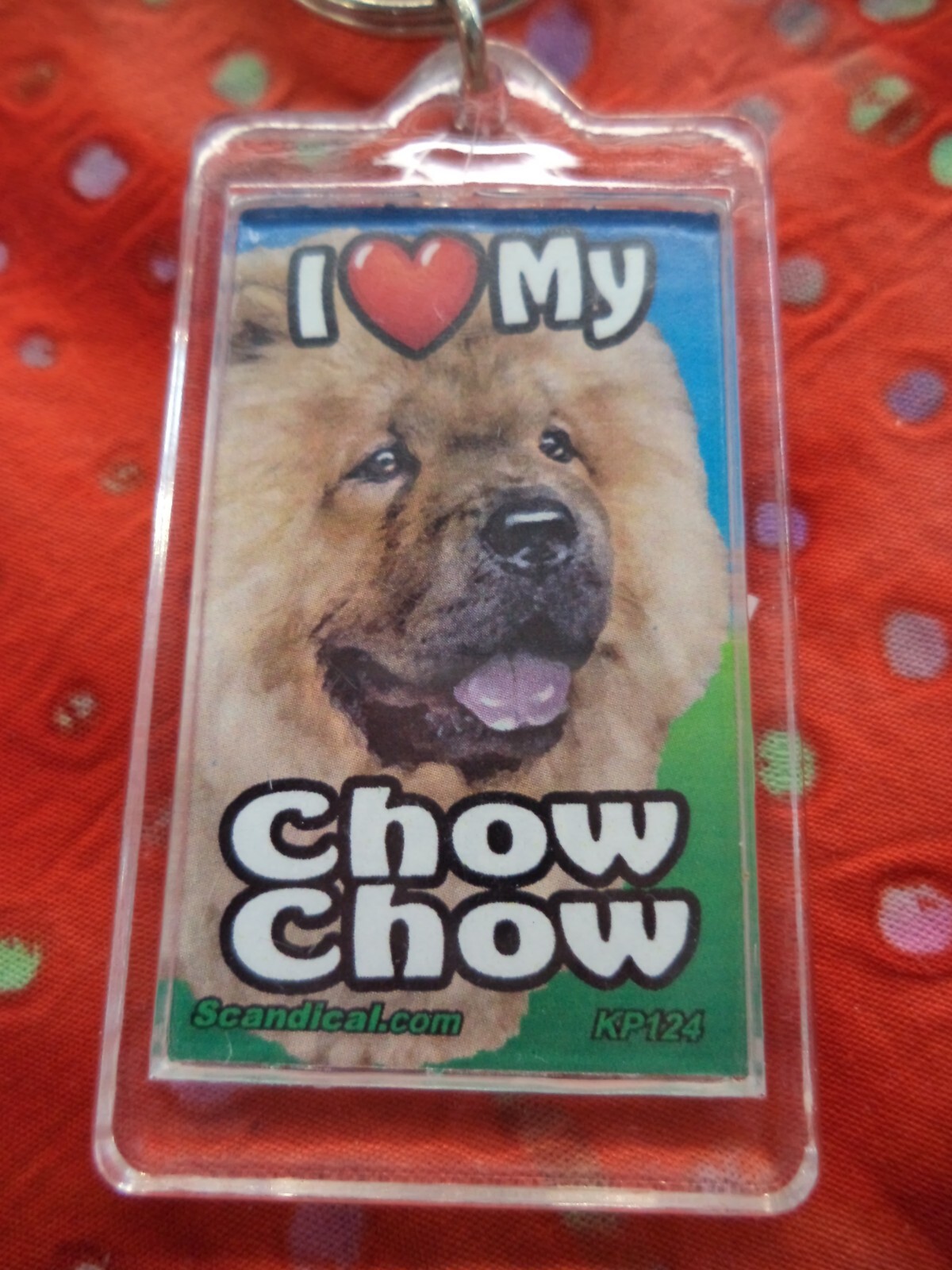 SCANDIAL PET KEY CHAINS – DOUBLE SIDED – I LOVE MY __DOG__ YOU PICK BREED! #3
