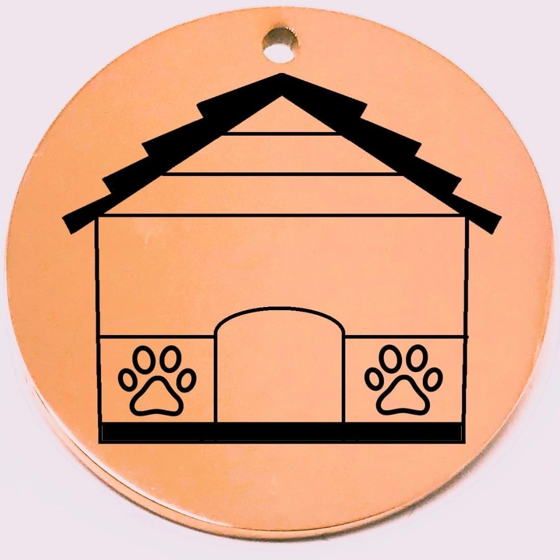 Personalized Dog House ID Tags – Custom Laser Etched Name Tag for Pet Collar
