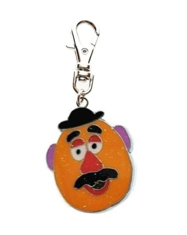 MR POTATO HEAD CHARM ZIPPER PULL PURSE BAG WALLET BACKPACK DOG CAT PET COLLAR
