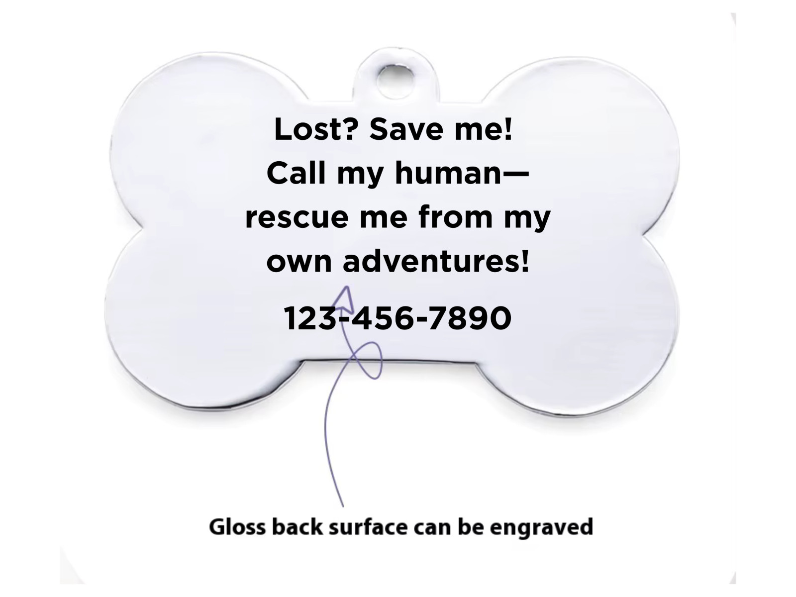 Dog Tag Dog Collar Tag Personalized Dog Tag Custom Dog Name Tag Bone Dog ID Tag