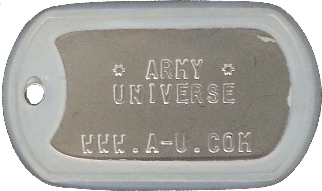 US Military Dog Tag Set ID Matte Metal ID Dog Tags Necklace Complete Set