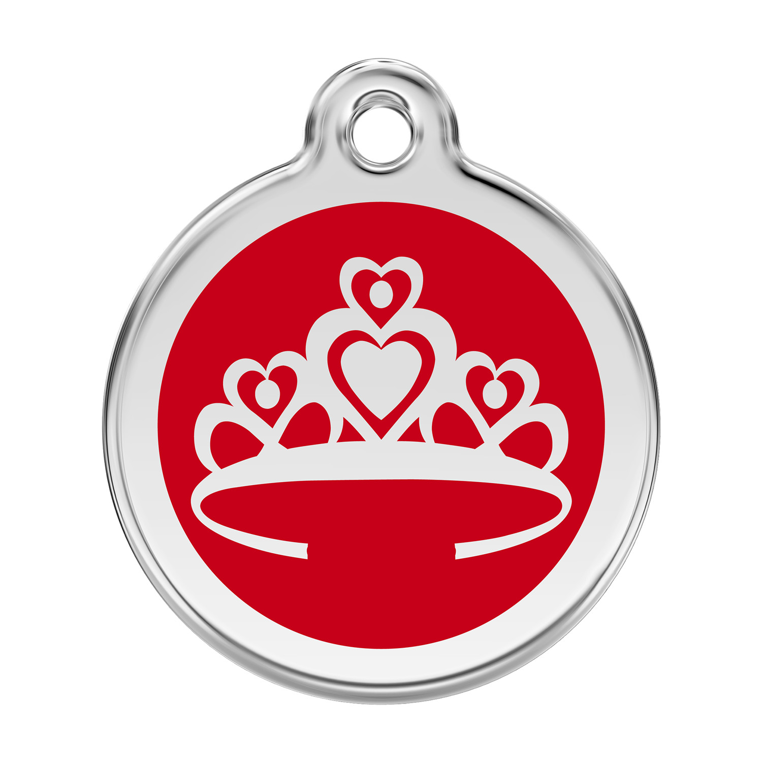 Red Dingo Dog Cat ID Pet Tag Engraved Free Shipping Crown – 11 Colors-Life Guar
