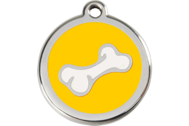 Red Dingo Dog Cat ID Pet Tag Engraved Free Shipping S Bone – 11 Colors-Life Guar