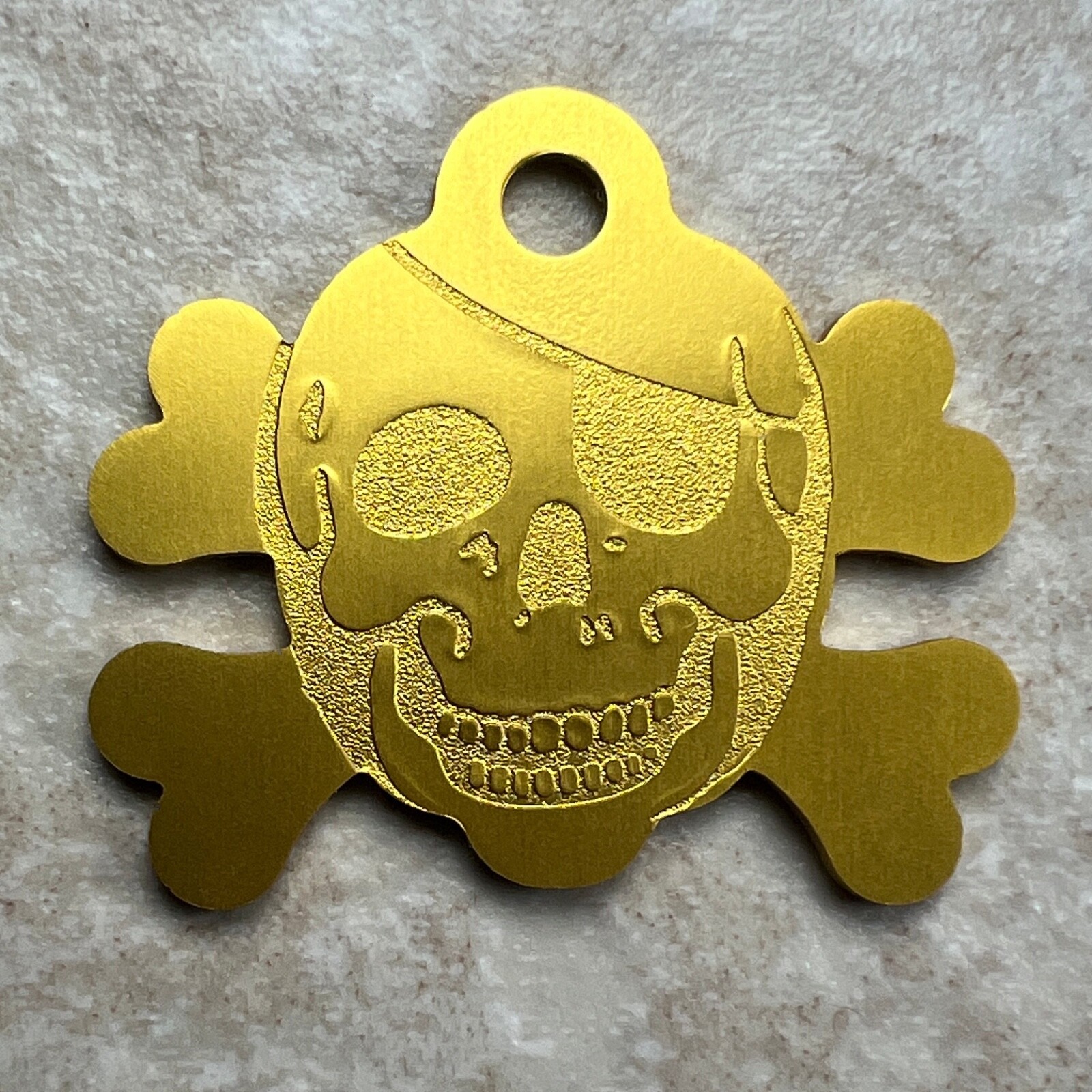 Custom Engraved Dog Tags Personalized Dog Collar Pet Tags Engraved PIRATE COLORS