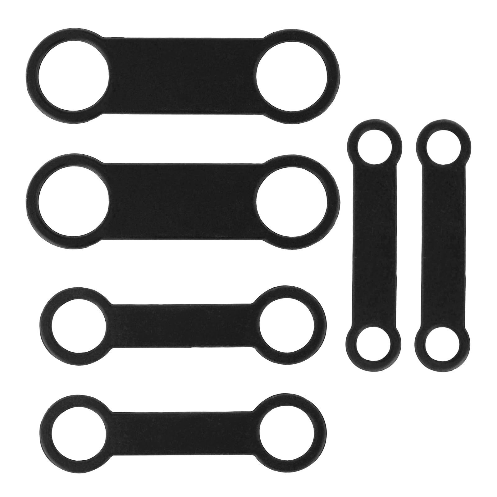 6pcs Silicone Dog Tags, 3 Sizes Slide on Dog Tags Personalized Puppy Name Pet…