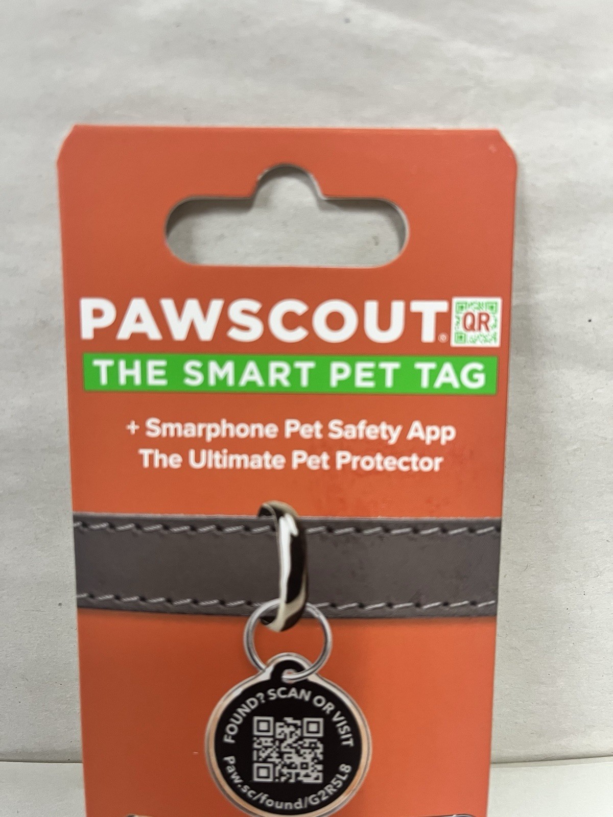 Pawscout QR The Smart Pet Tag Finder for Dogs/Cats Connects To Your Phone