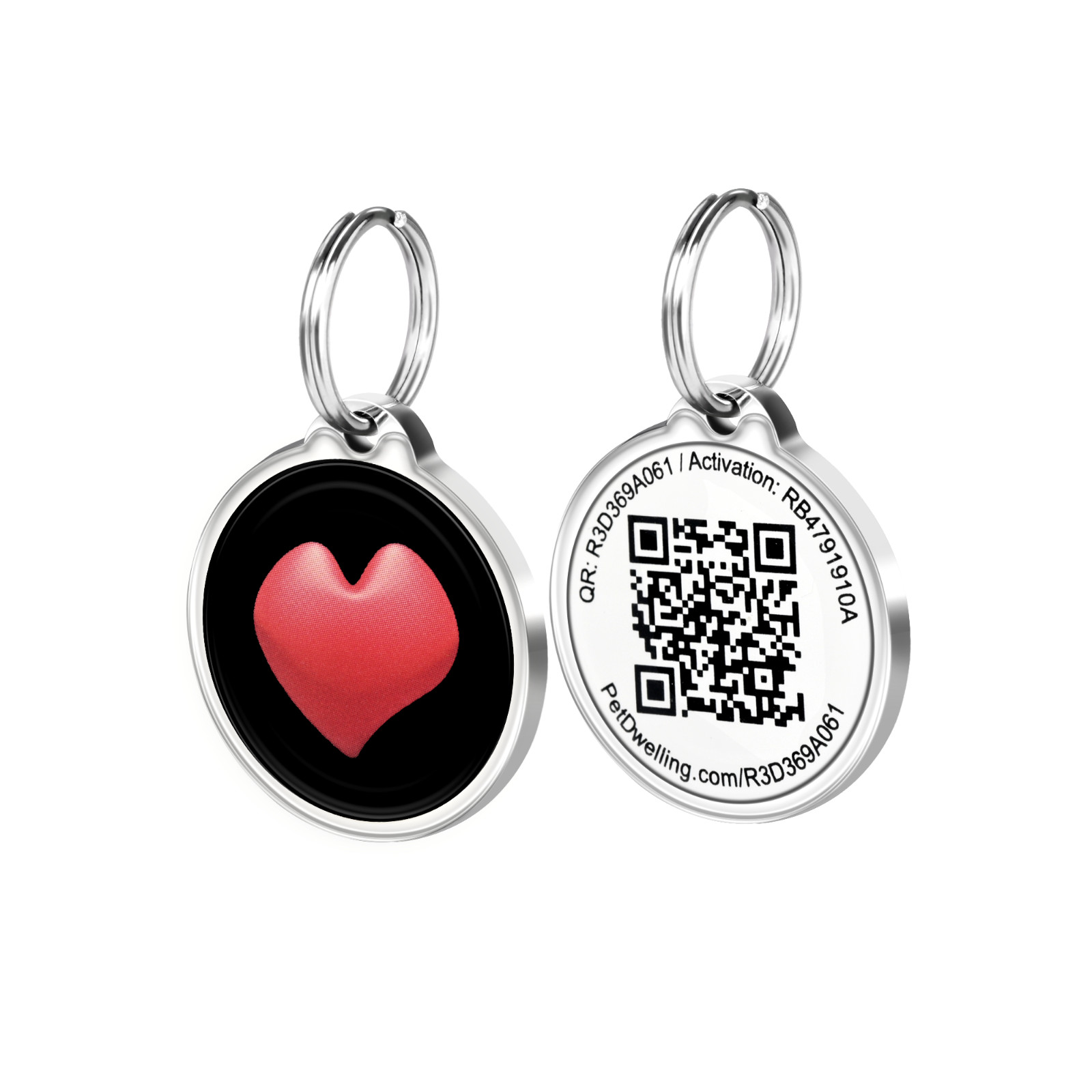 Pet Dwelling Cool QR Pet ID Tag-Online Profile-Scan Location-Instant Email Alert