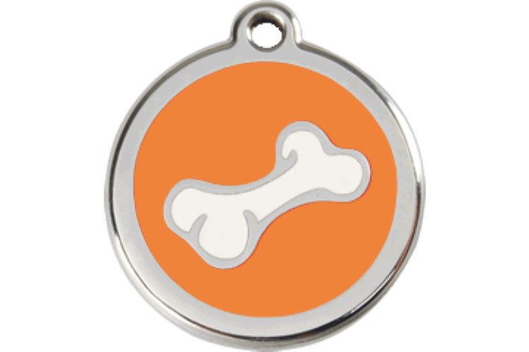 Red Dingo Dog Cat ID Pet Tag Engraved Free Shipping S Bone – 11 Colors-Life Guar