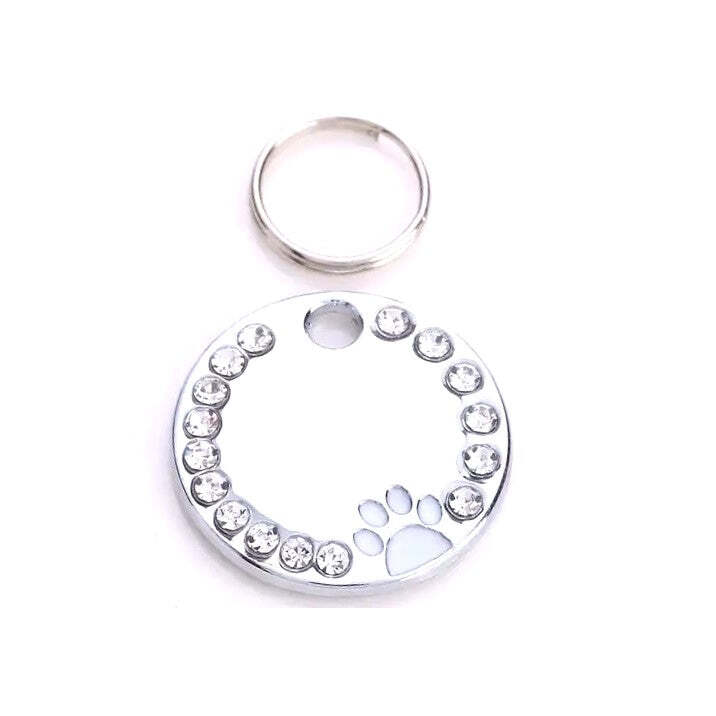 Personalized Dog/Cat Cute Paw Pet ID Tag with Unique Laser Engraving Name/Phone