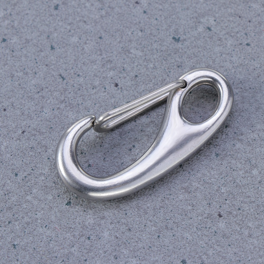 2Pcs Stainless Steel Pet Tag Clip Durable Dog Tag Holders for Dogs Cats