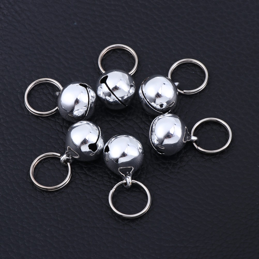 12Pcs Open Design Metal Pet Bells Comfortable for Daily Wear with Ringing Sound