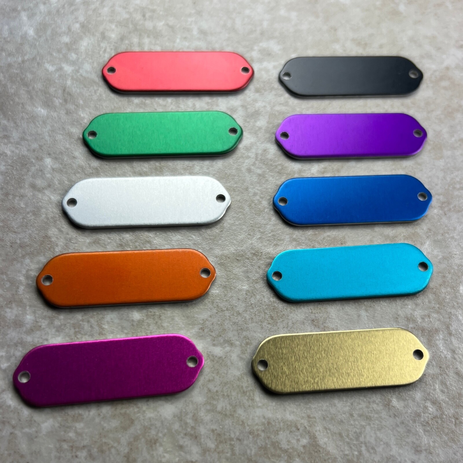 Custom Engraved Tags Personalized NAME PLATE ID Tags NAME PLATE SMALL COLOR Tag