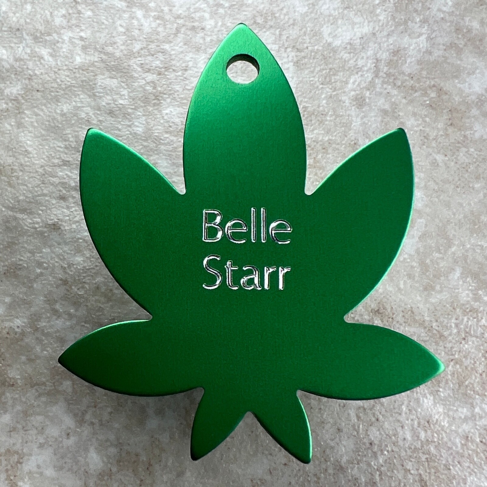 Custom Engraved Dog Tags Personalized Dog Collar Pet Tag Engraved LEAF TAG
