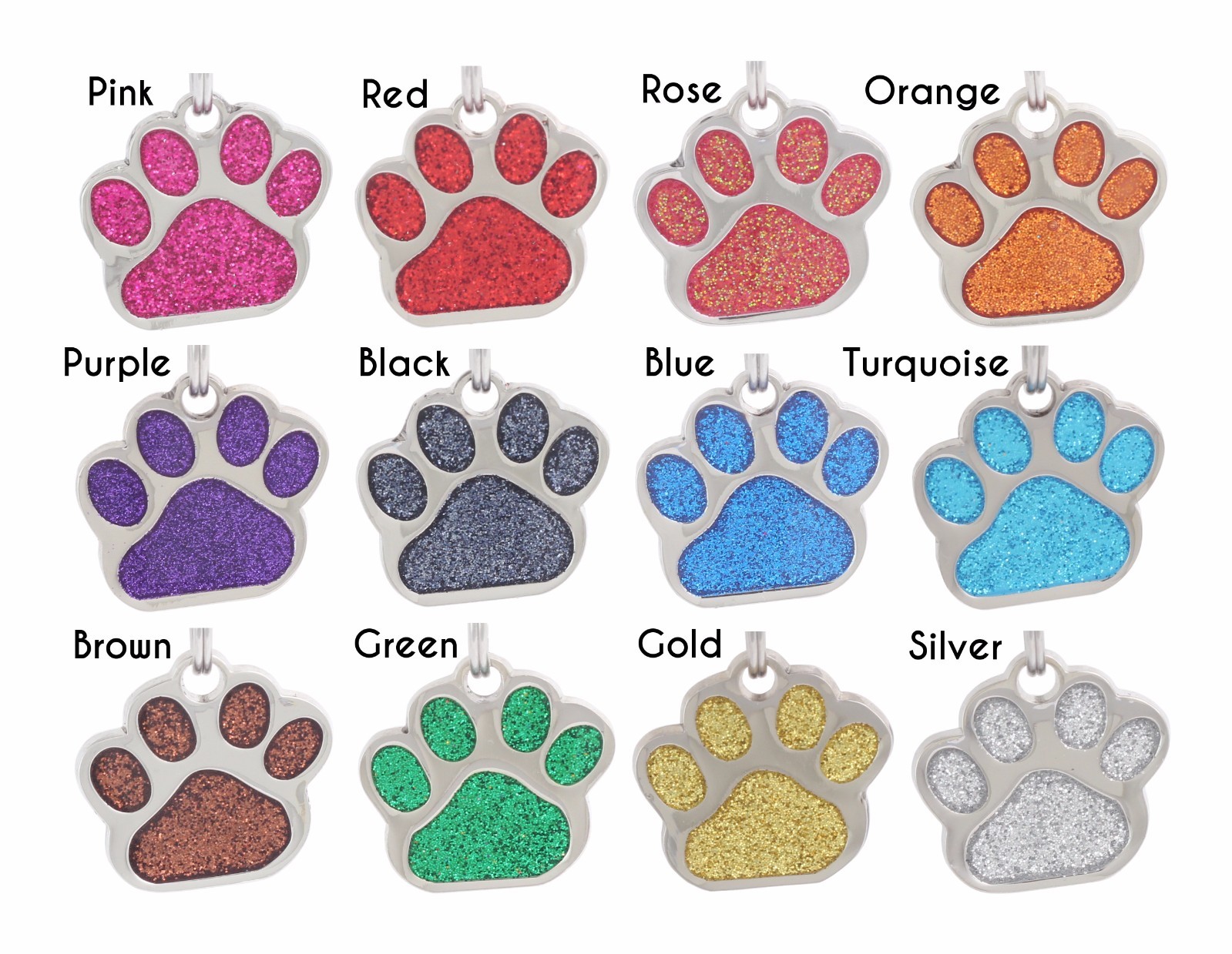 Personalized Pet ID Tag, Dog Tag, Cat Tag, Custom Cat Tag, Easy to Read, Pet Tag