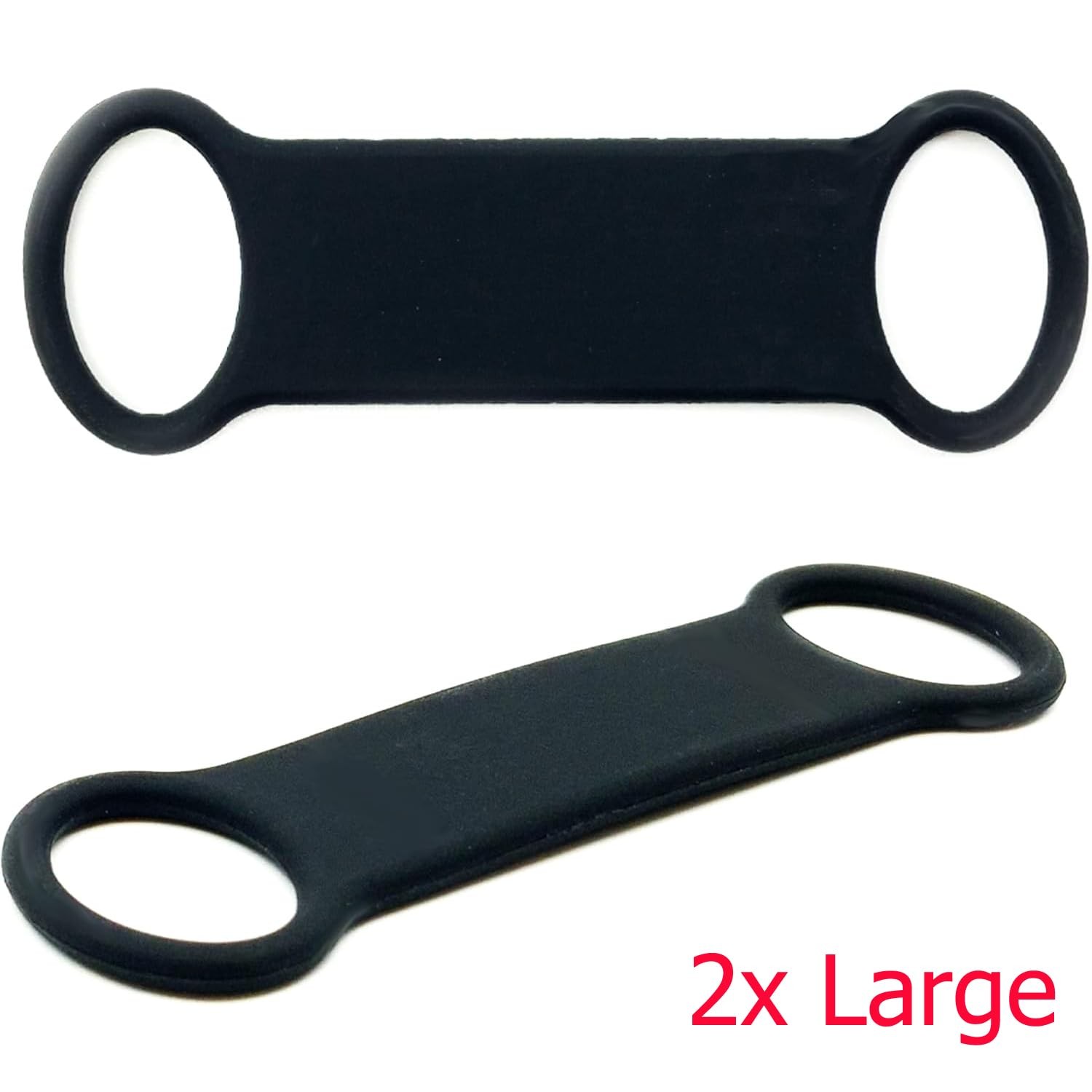 4 Pack Dog Tag Rubber Band Silicone Elastic Holder for Slide On Dog Tags Pers…