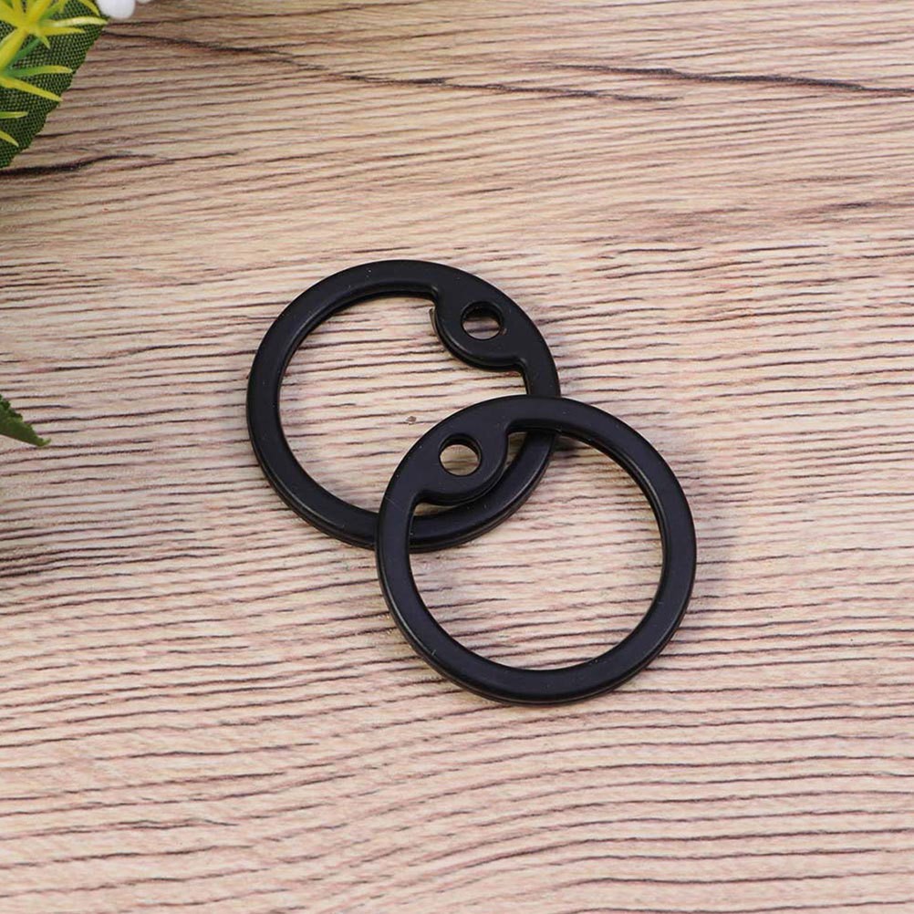 10 Pcs Dog Id Tag Hoop Silicone Accessories for Small