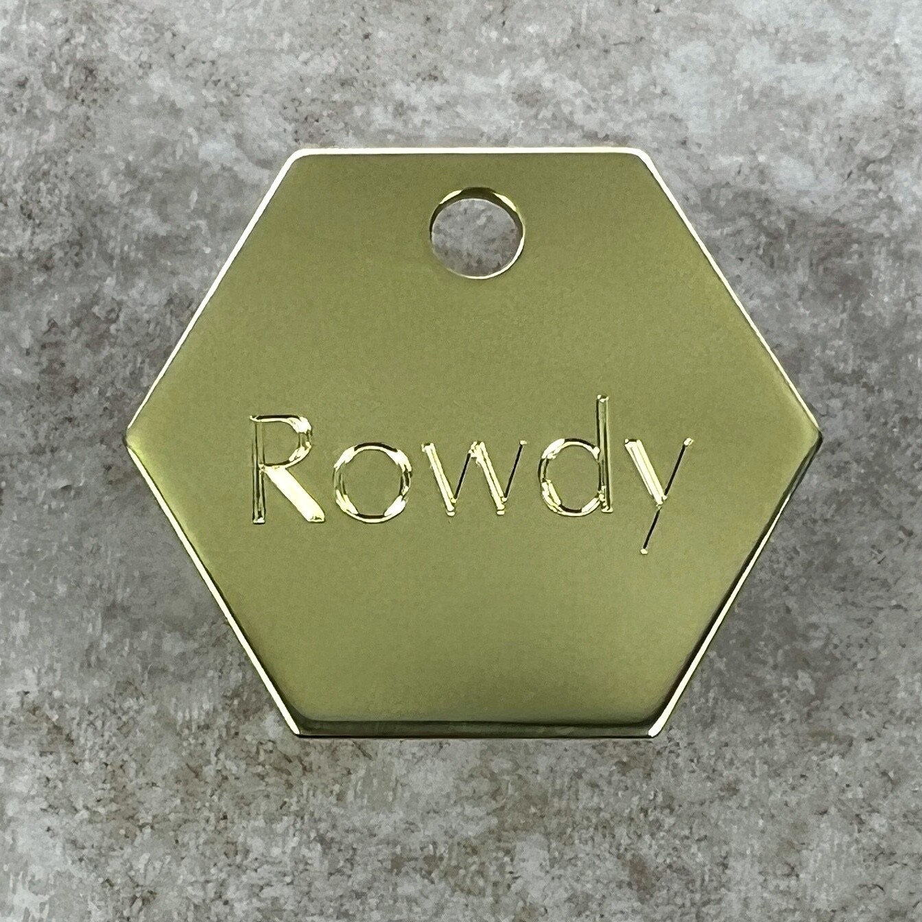 Custom Engraved Dog Tags Personalized Dog Collar Pet Tag Engraved BRASS BUSY BEE