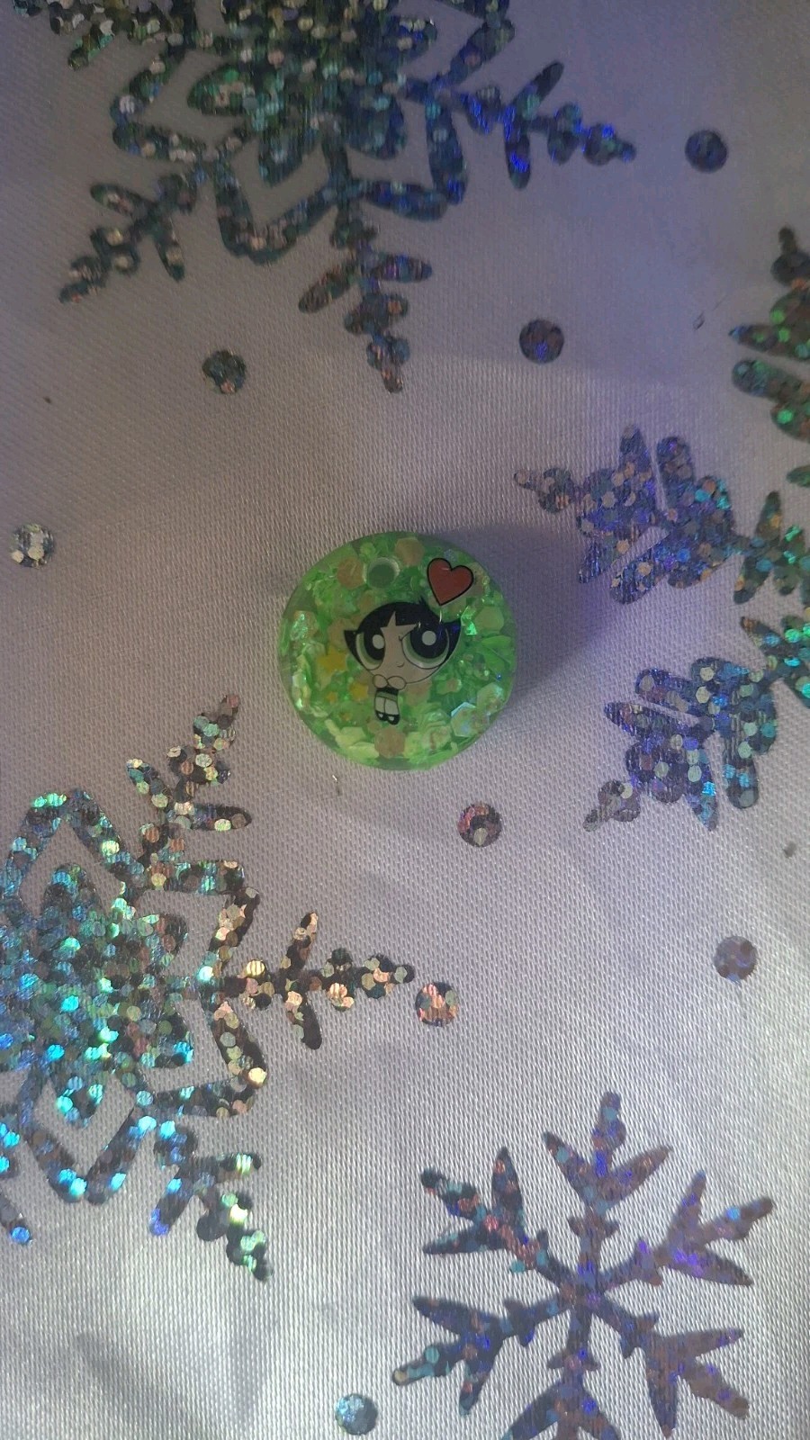 Resin Tag Dog mini butercup power puff