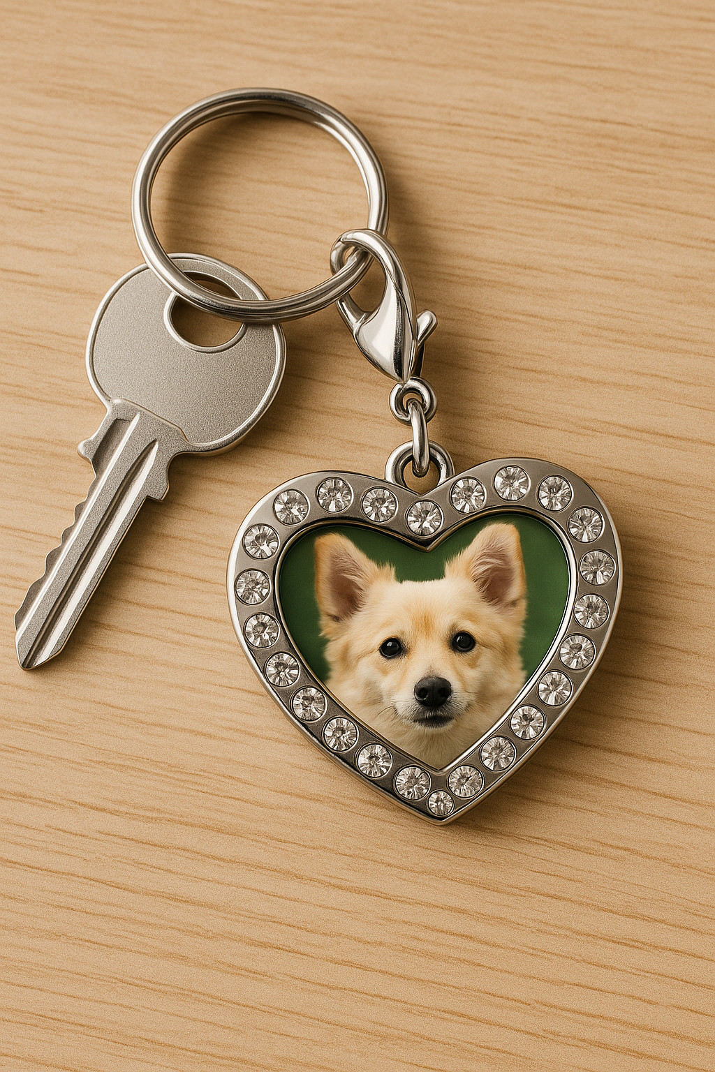 Mini Photo Frame Pet Tag – Writable ID , Keychain, Holiday Gift for Pet Lovers