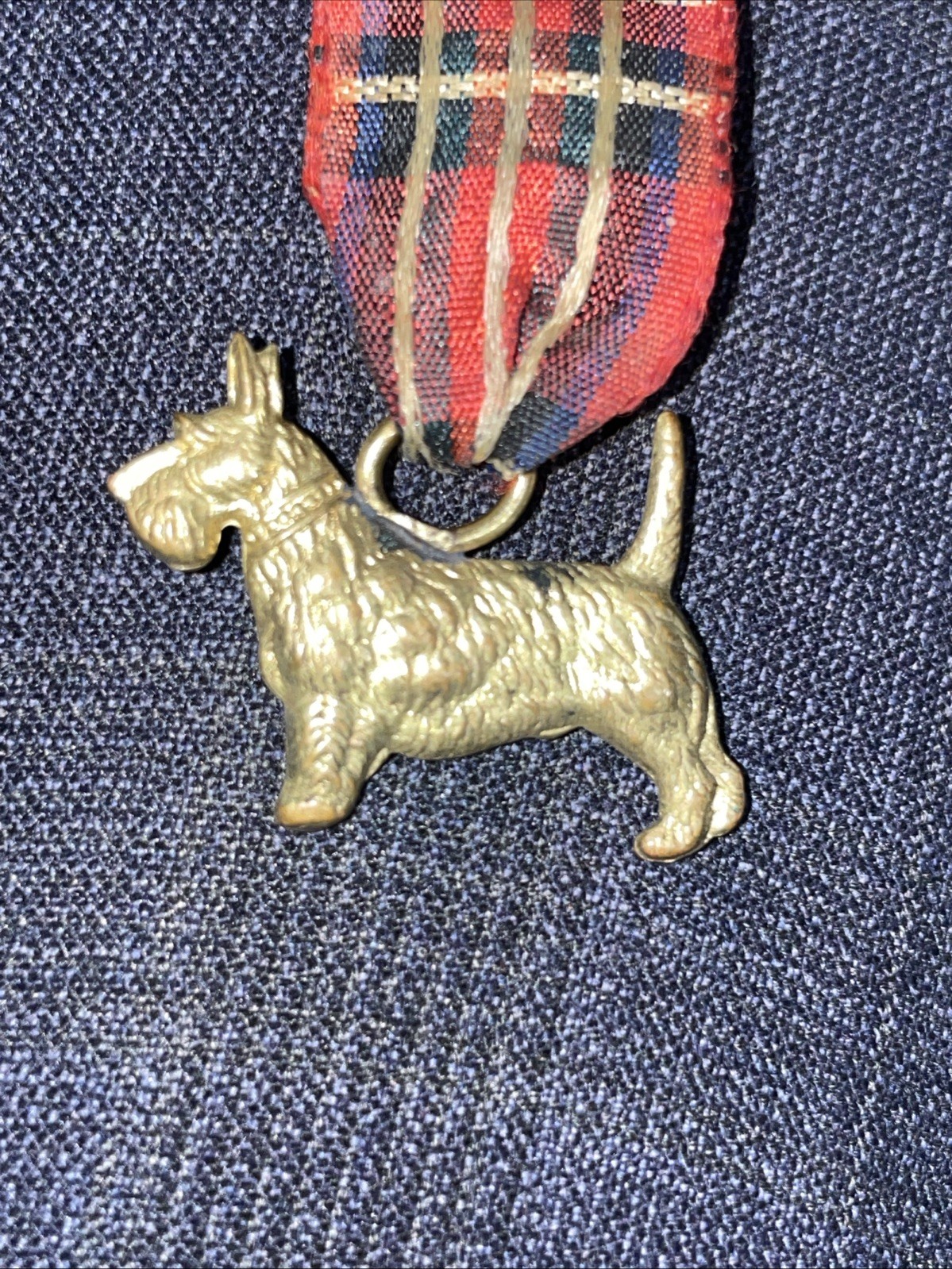 Vintage Scottish Terrier Dog Medal See Pictures
