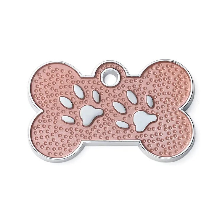 Bone-Shaped Personalized Pet Name Tags – custom dog id tags, collar dog name tag