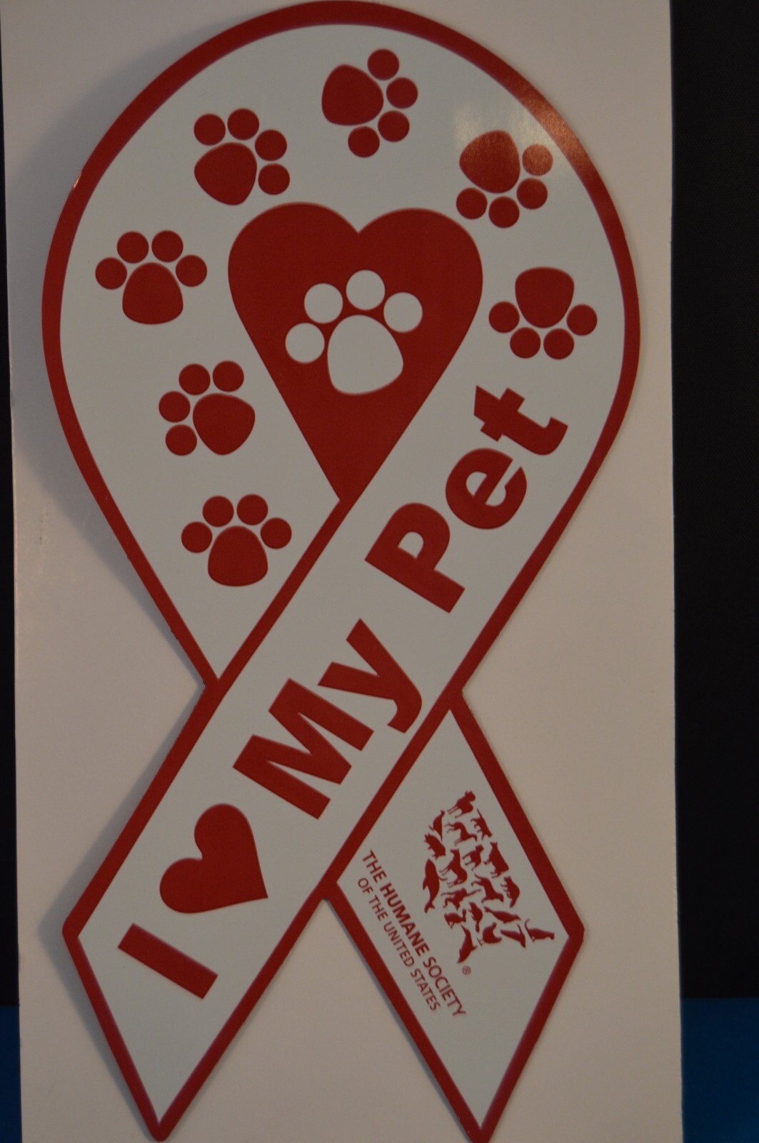 7″ Long MAGNET “I (HEART) LOVE MY PET” DOG Brand New! fridge car cabinet USA!