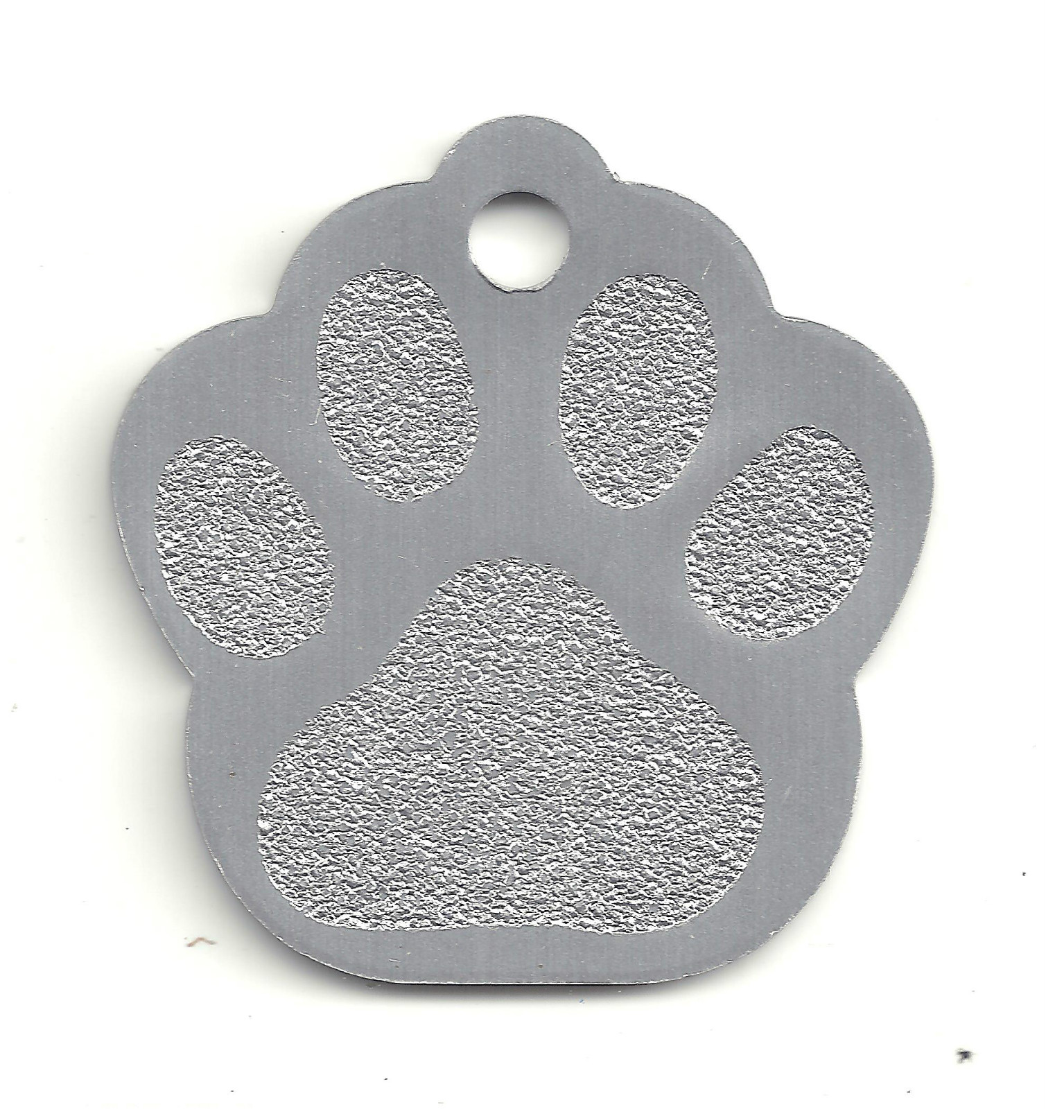 K-9 Dog Paw Animal Footprint Pet ID Name Tag Customized