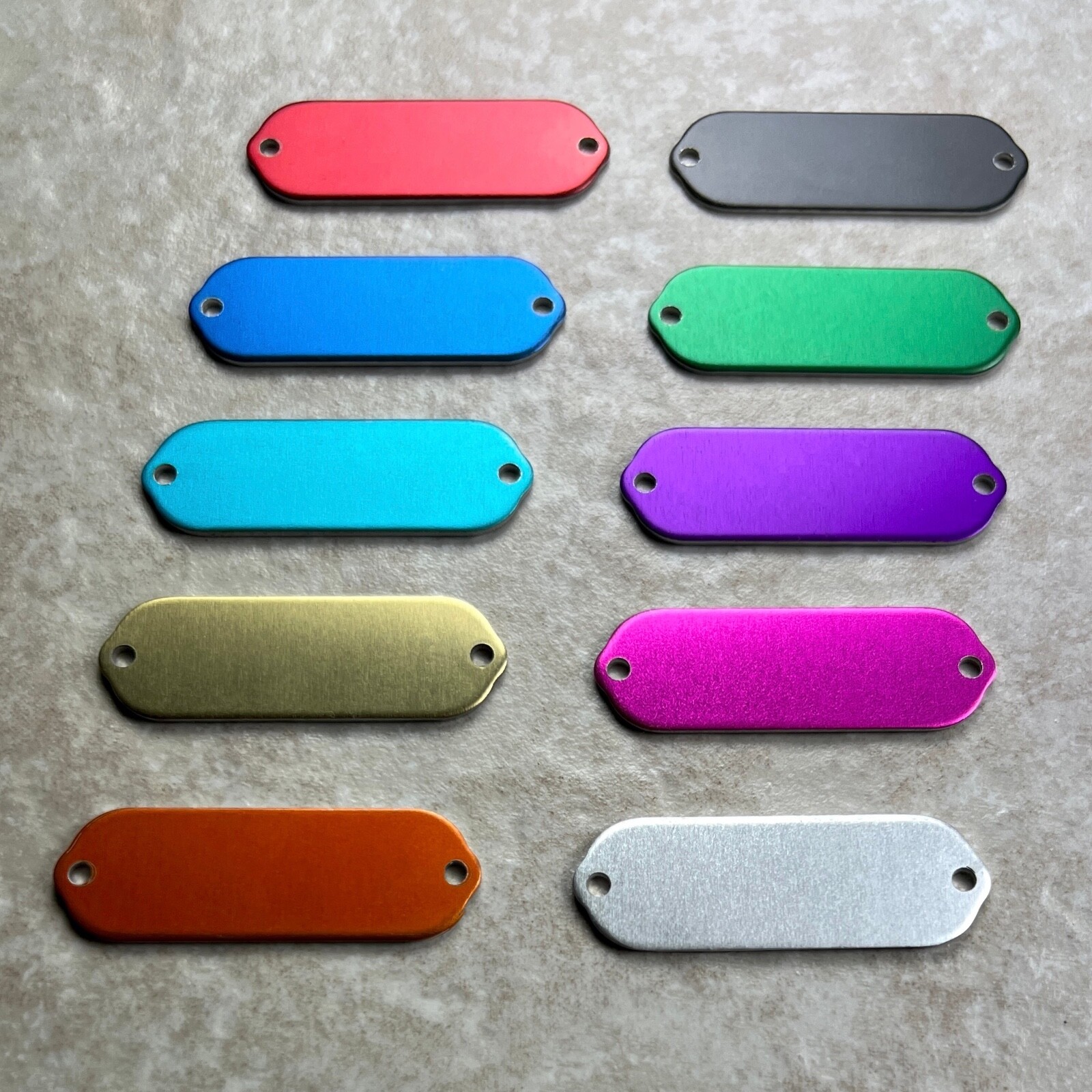 Custom Engraved Tags Personalized NAME PLATE ID Tags NAME PLATE SMALL COLOR Tag