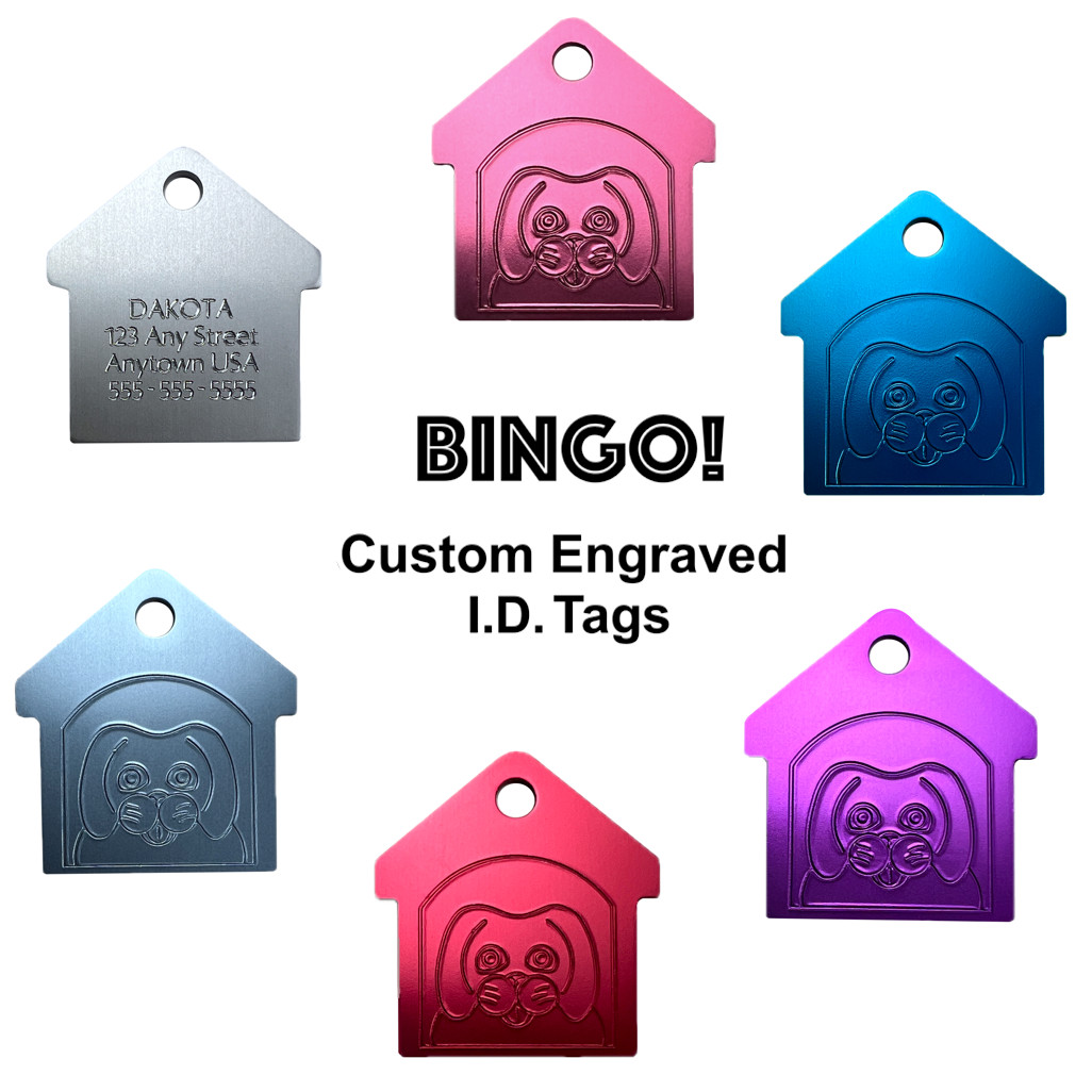 Custom Engraved Dog Tags Personalized Dog Collar Pet Tags Engraved HOUSE PUPPY