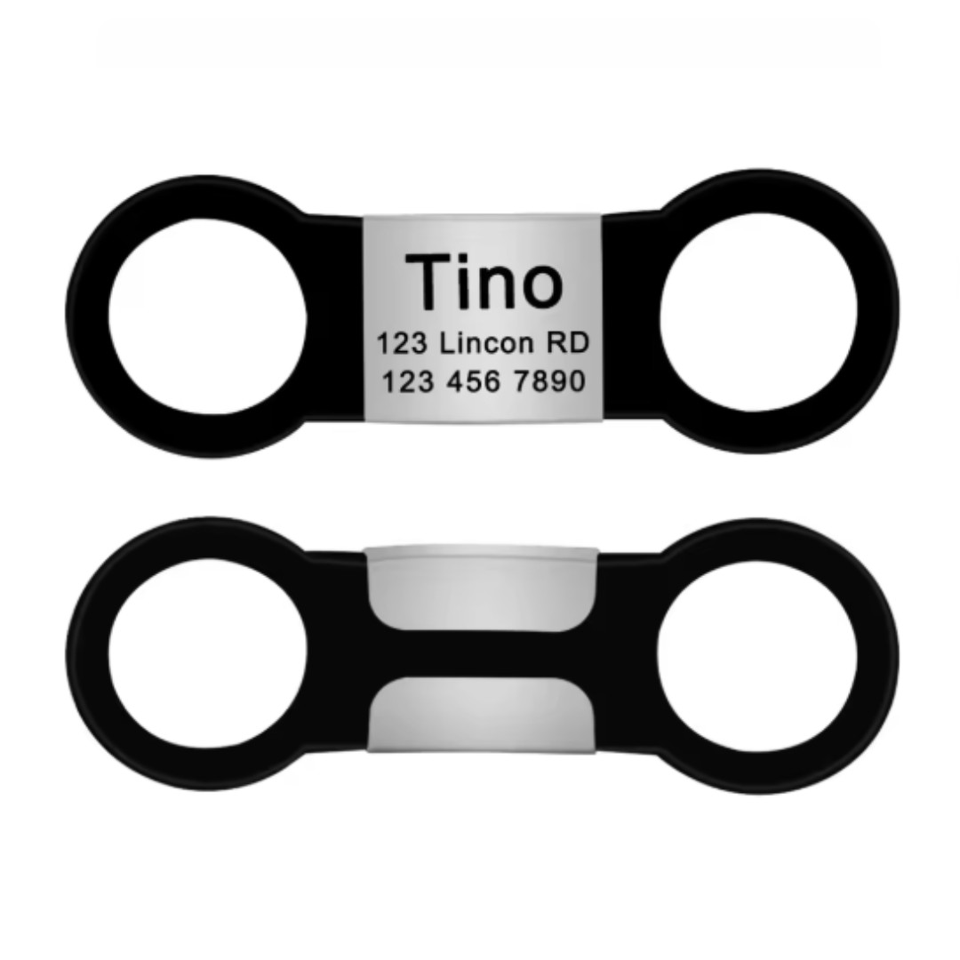 Personalized Pet ID Tag Free Engrave Name Phone Number Stainless Steel Nameplate