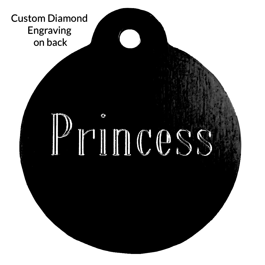 Custom Engraved Dog Tags Personalized Dog Collar Pet Tags Engraved DANGER DOG ID