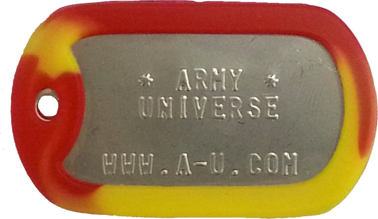 US Military Dog Tag Set ID Matte Metal ID Dog Tags Necklace Complete Set