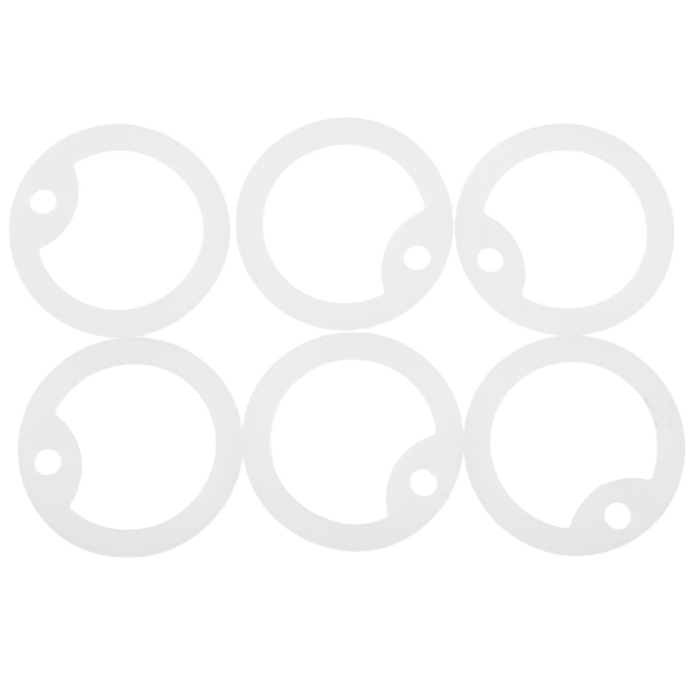 6 Pcs Sound Absorbing Dog Tag Sleeve Identification Cover Protector