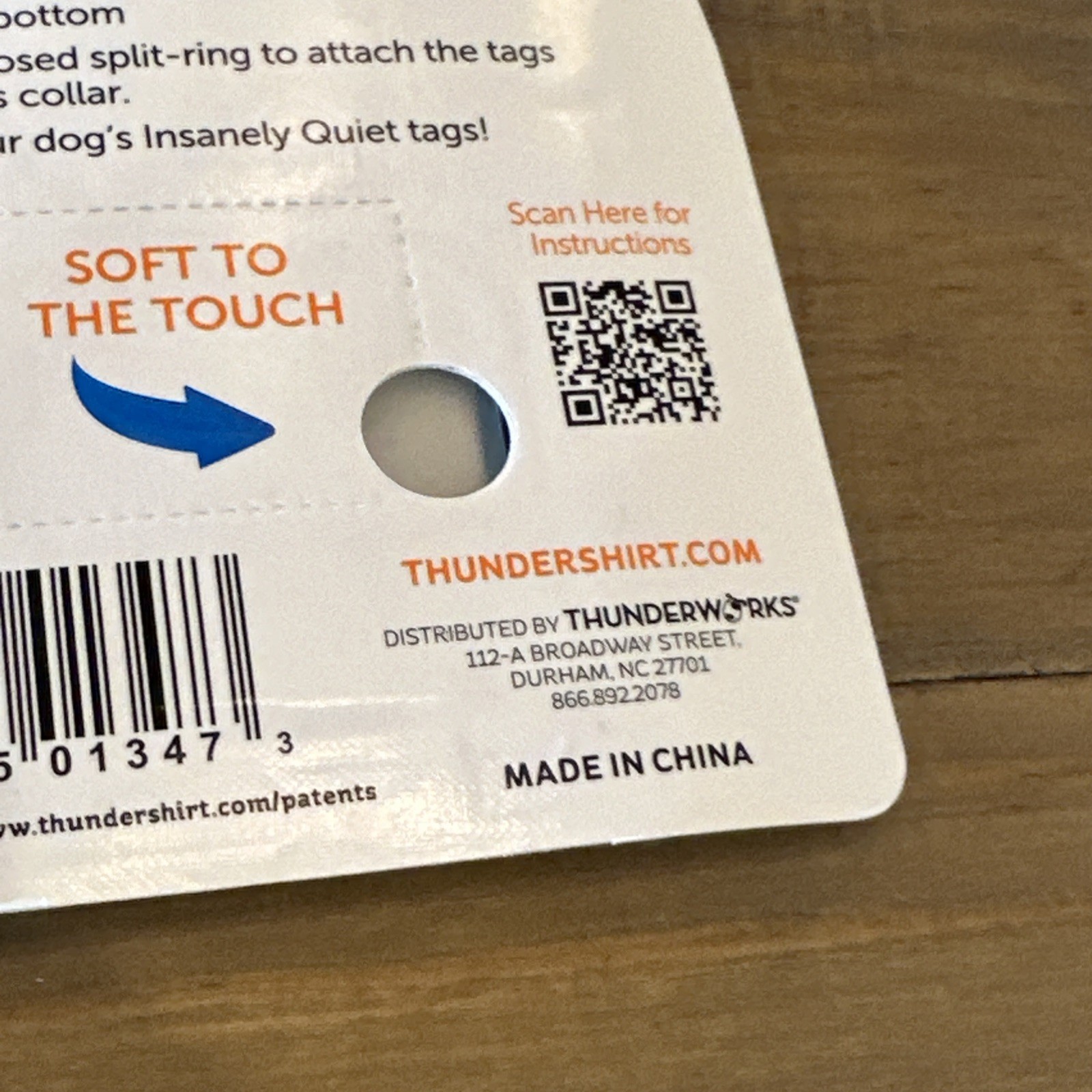 Thunder Cover Dog Tag Silencer, Standard Size, Quiet, Holds Up To 3 Tags, New