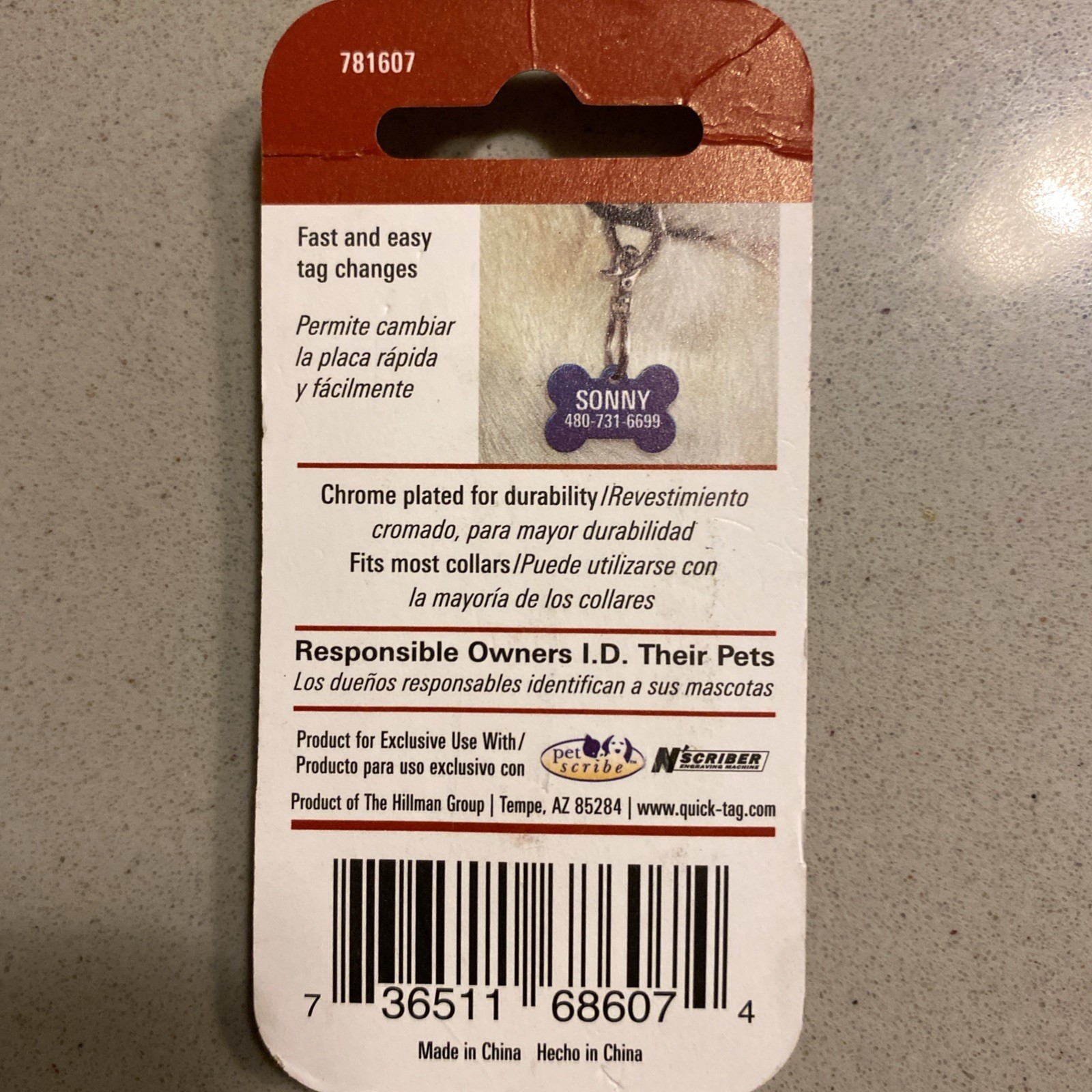 ID Tag Accessory Tag Clip Pet
