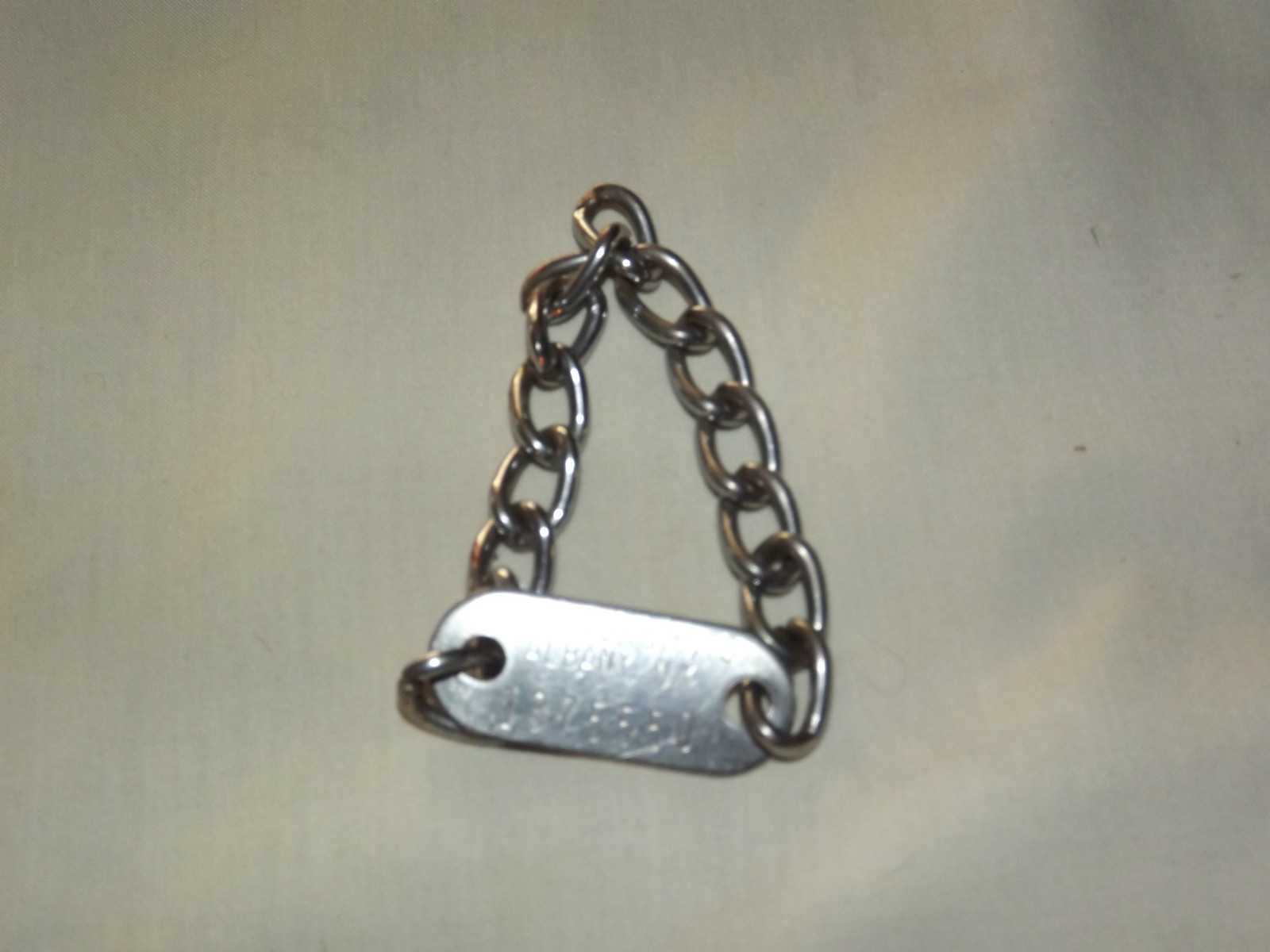 NEW YORK STATE AGRICULTURE & MARKETS ALBANY FERRET ANIMAL NECK TAG CHAIN