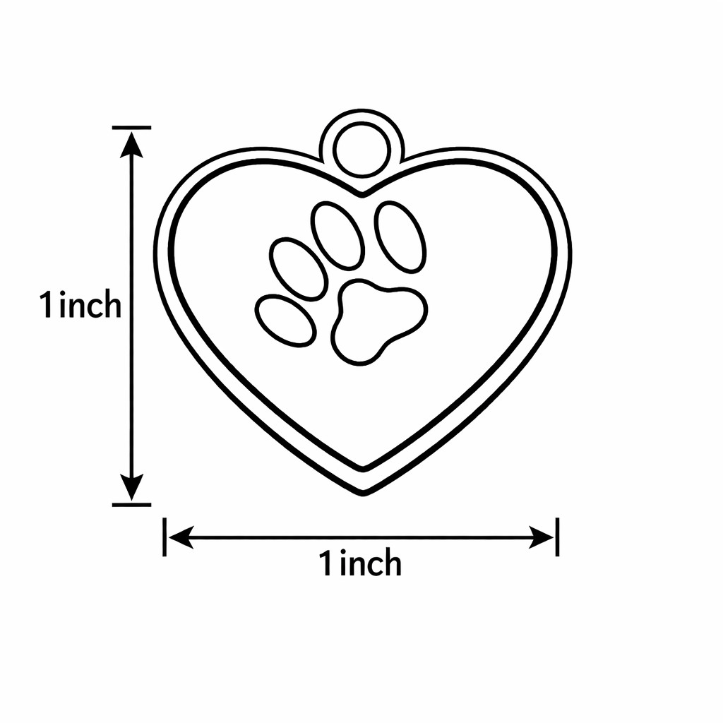 PET ID TAG CUSTOM ENGRAVED PERSONALIZED DOG CAT NAME TAGS HEART Glitter Dog Tags