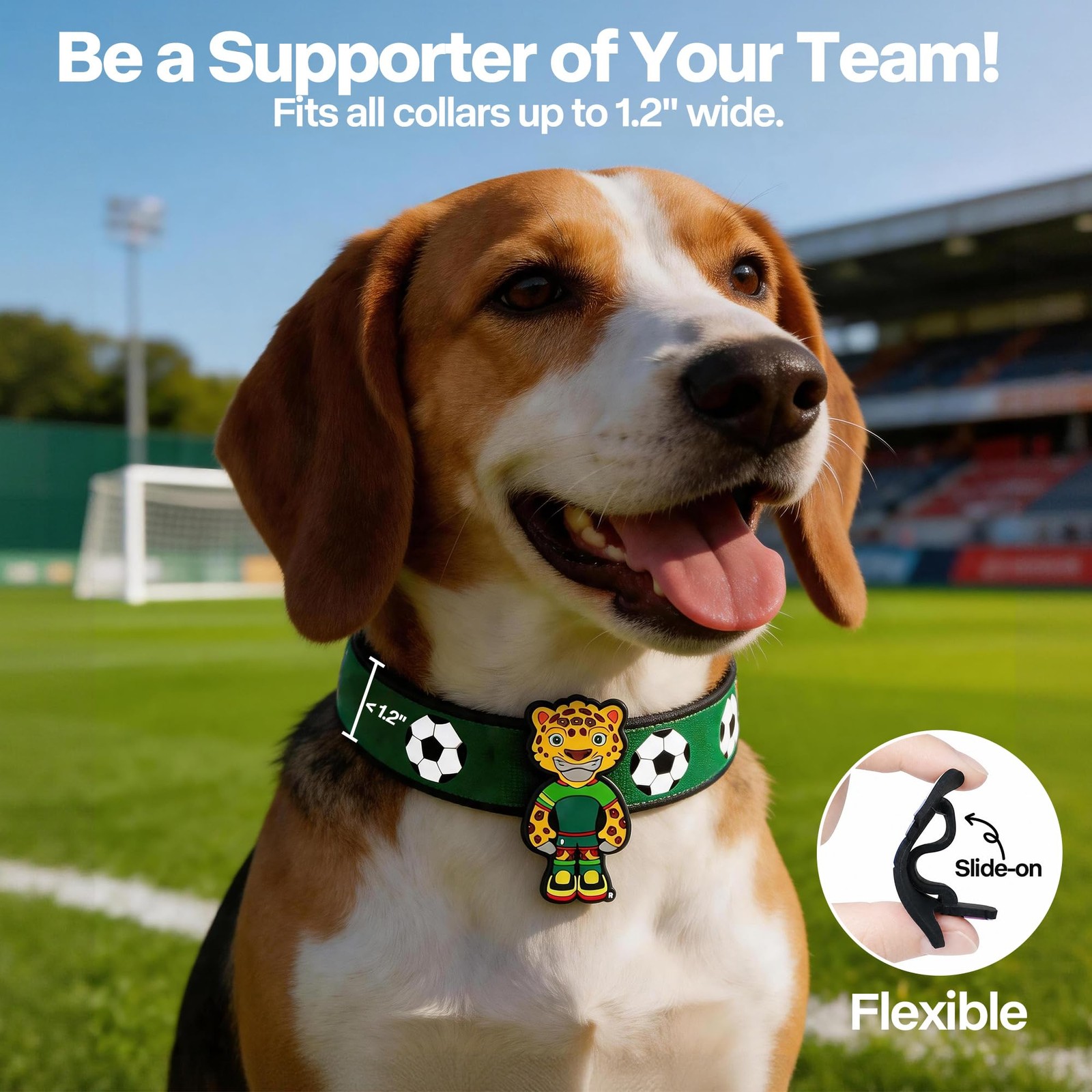 PET MOMENT Officially Licensed FIFA World Cup 2026 Mascot Slide-On fifa color