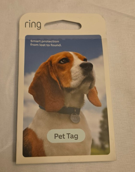 Ring Pet Tag | Easy-To-Use Tag with QR Code | Real-Time Scan Alerts | Shareable