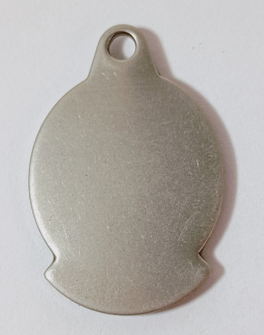 Metal Dog Breed Photo Tag. “Lhasa Apso” For Dog Collar or Key Chain.