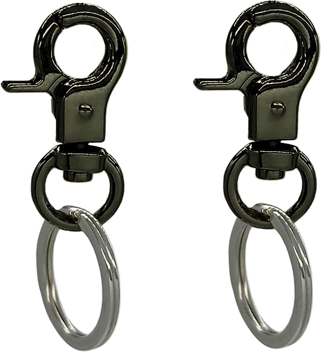 Dog Tag Clips 2 pack Easy Change for Pet ID Tag Quick Clips Small Medium Larg…