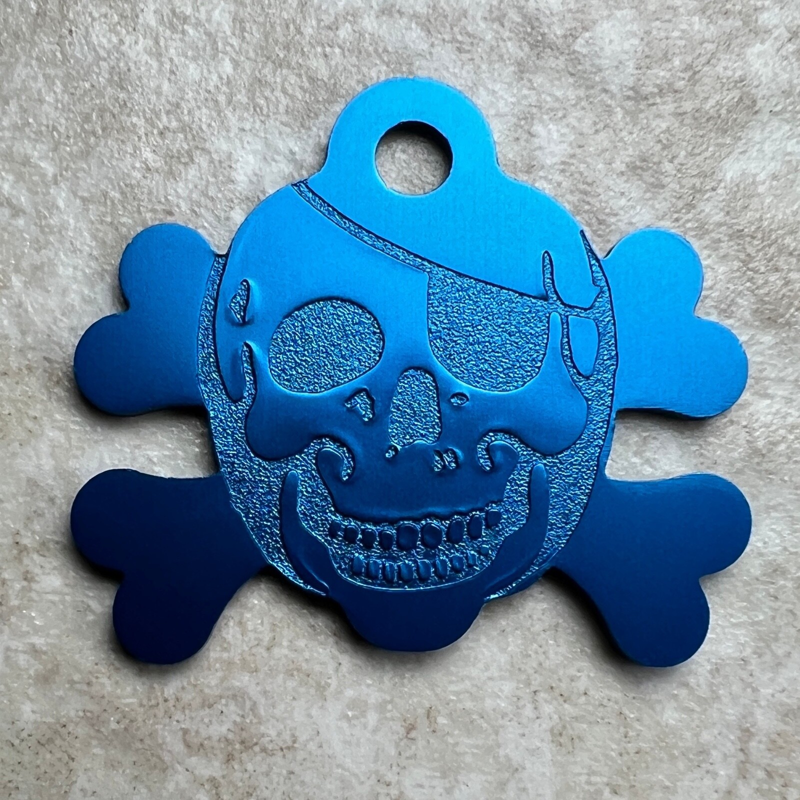 Custom Engraved Dog Tags Personalized Dog Collar Pet Tags Engraved PIRATE COLORS
