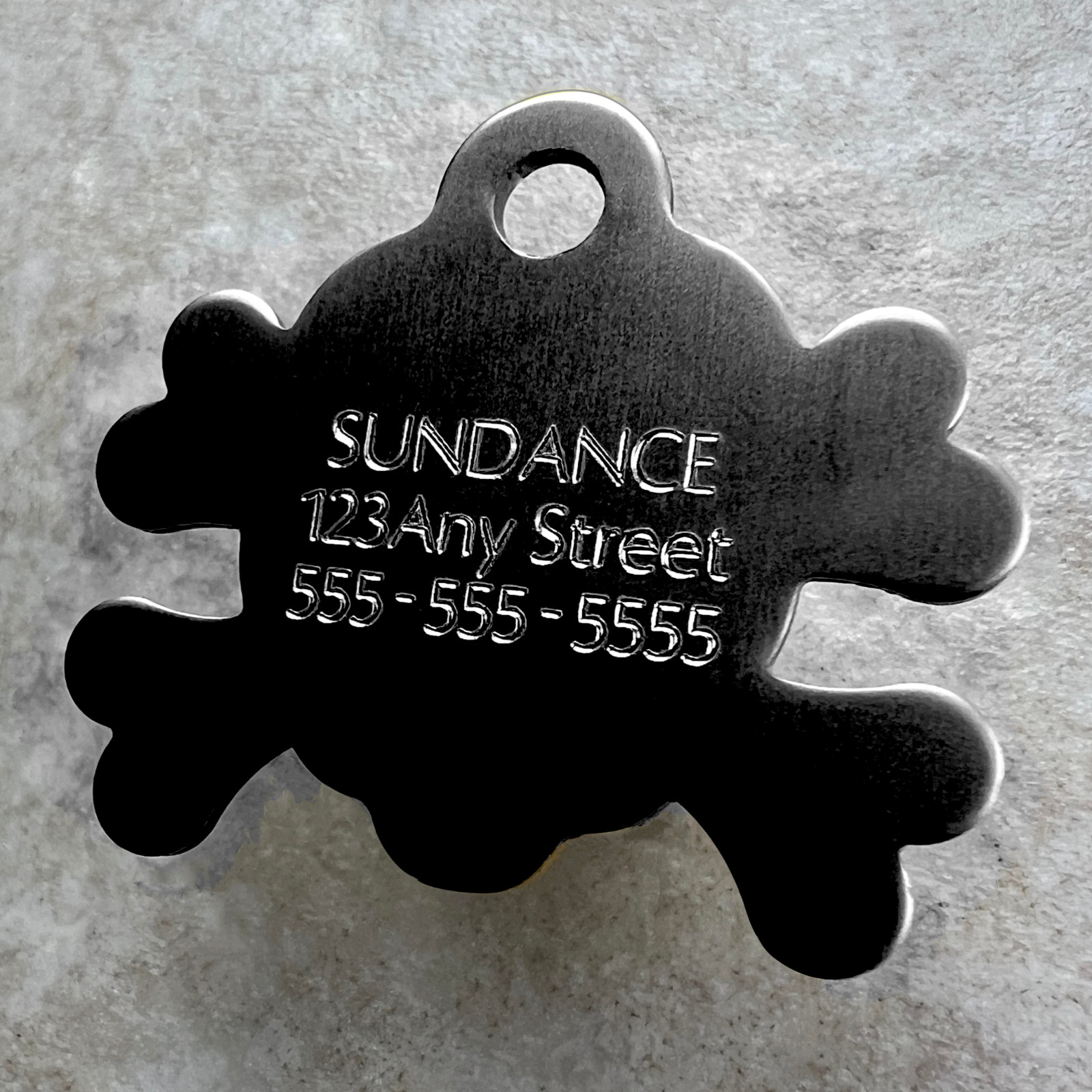 Custom Engraved Dog Tags Personalized Dog Collar Pet Tags Engraved SKULL PIRATE