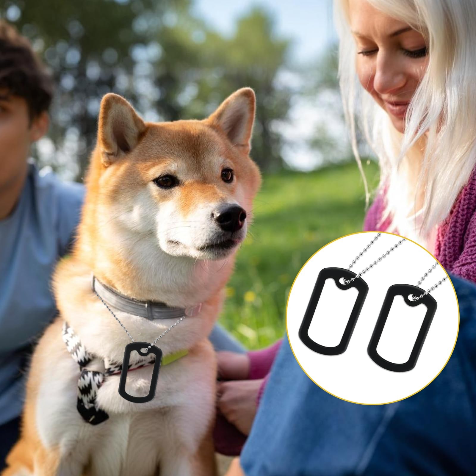 10 Pack Dog Tag Silencer, Rubber Dogs ID Tags Cover, Engraved Dogs Tags Silence