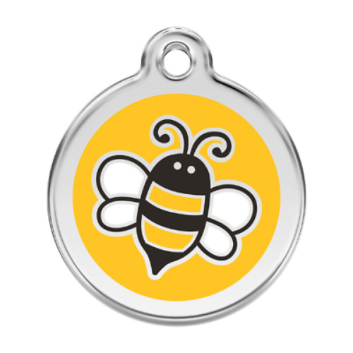 Bumble Bee Dog Cat Pet ID Tag Charm Personalized – Red Dingo Lifetime Guarantee